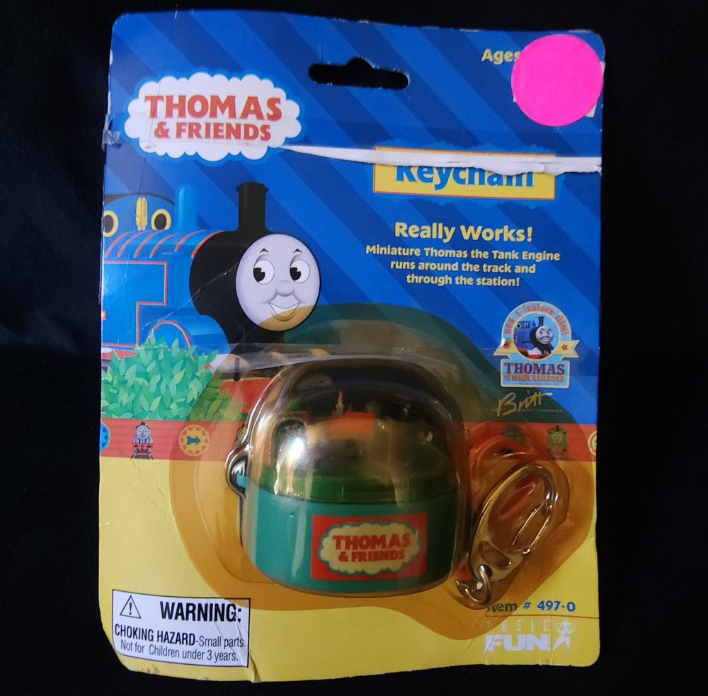 Thomas & Friends Keychain Miniature Track Train Station 2000 Basic Fun Vintage